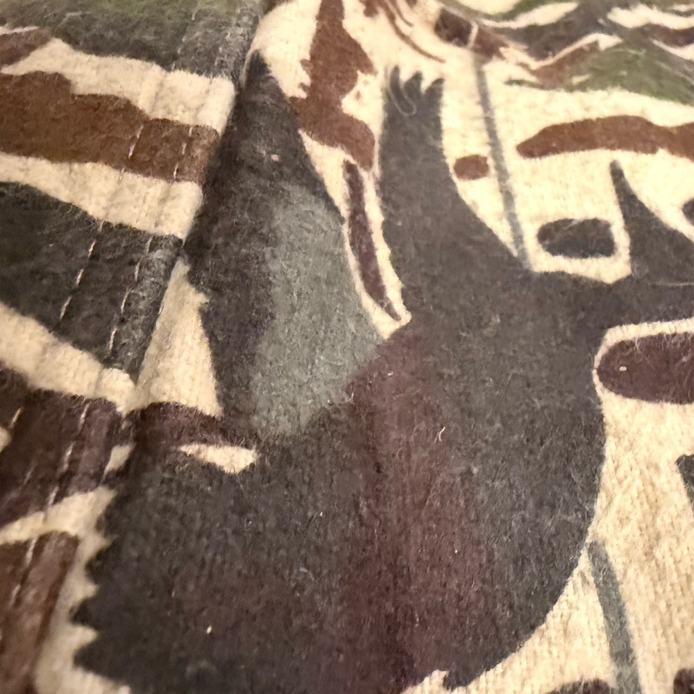 RARE!  Vintage Ducks Unlimited RATTLERS, heavy 100% Cotton Flannel Hunting Pants - Picture 6 of 7